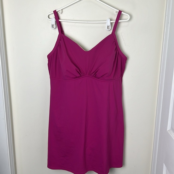 Lands End Plus Size Women One-piece Swim Dress Size 18DDD - Picture 7 of 13